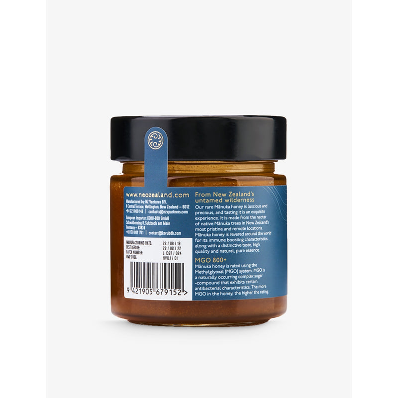 Koru raw manuka honey 800+ MGO 250g, imported from the UK