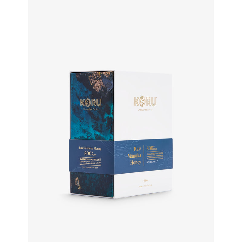 Koru raw manuka honey 800+ MGO 250g, imported from the UK