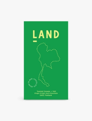 Land Thai Dark toasted sesame and salt chocolate bar 60g, UK version