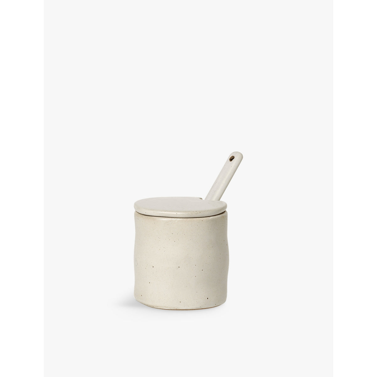 ferm LIVING Flow porcelain jar 8cm (British brand)