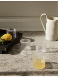 ferm LIVING Flow porcelain jug 1L, elegant speckled design (British brand)