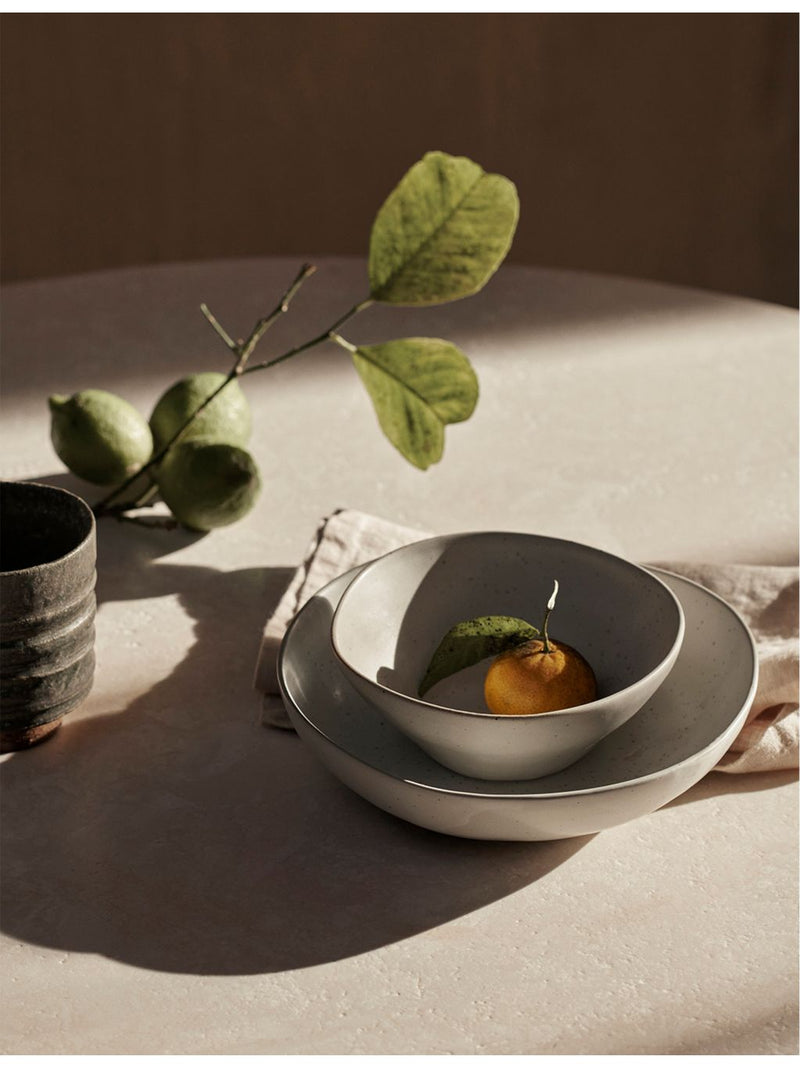 ferm LIVING Flow medium porcelain bowl 14.5cm - British product