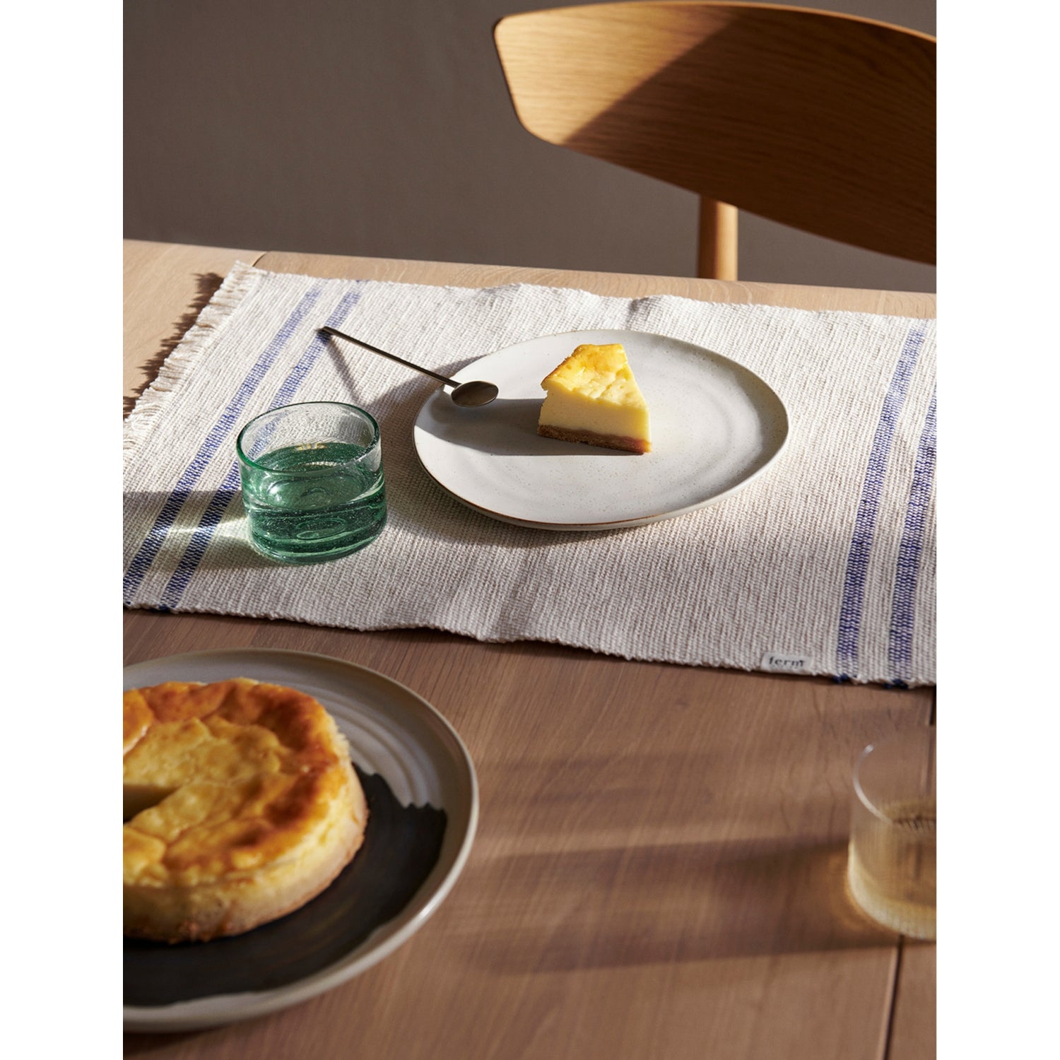 Ferm Living Flow large porcelain plate 27cm - British product