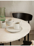 ferm LIVING Flow medium porcelain plate 22cm, imported from the UK