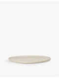 ferm LIVING Flow medium porcelain plate 22cm, imported from the UK