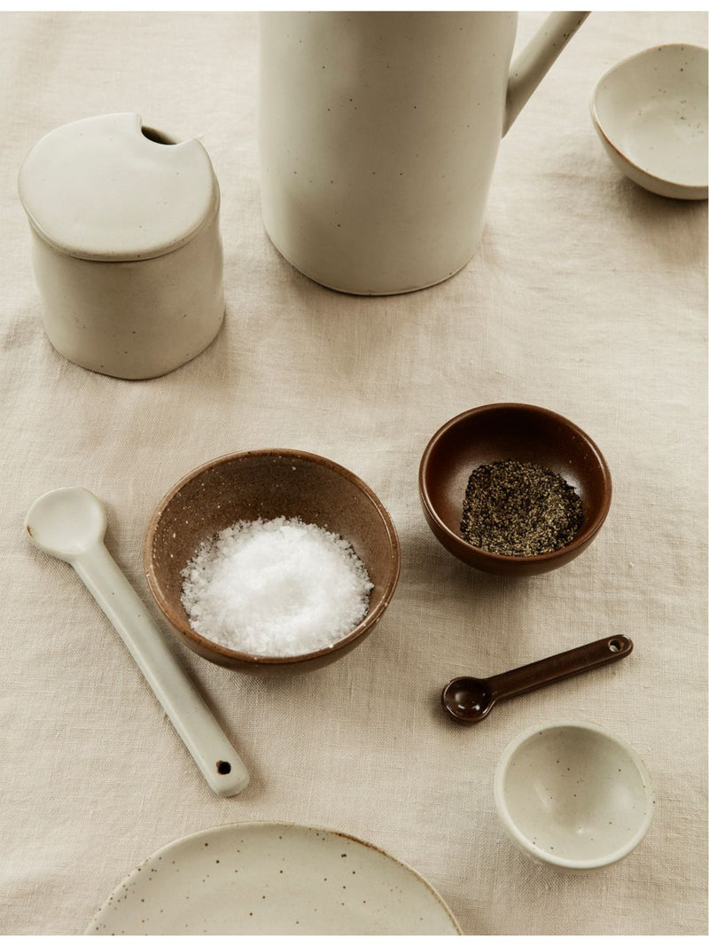 Ferm Living Flow small porcelain plate 15cm, imported from the UK