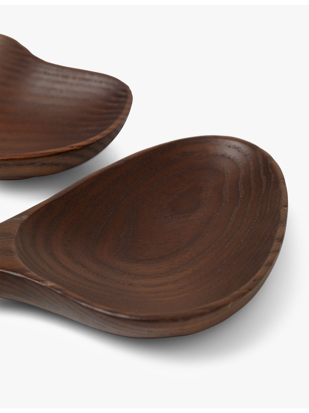 Ferm Living Os ash-wood salad servers 23cm - British product