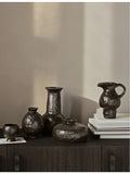 Ferm LIVING Doro glazed terracotta cup 8.7cm - British product
