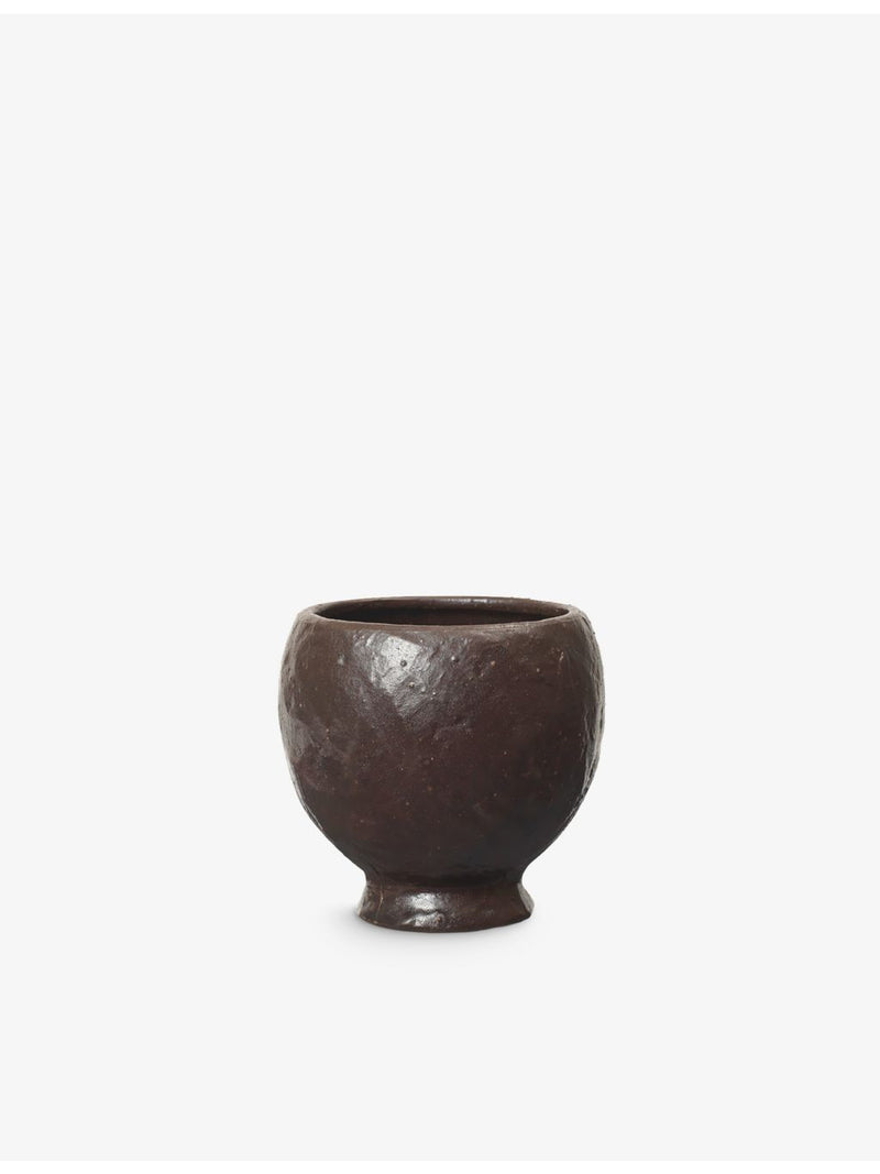 Ferm LIVING Doro glazed terracotta cup 8.7cm - British product