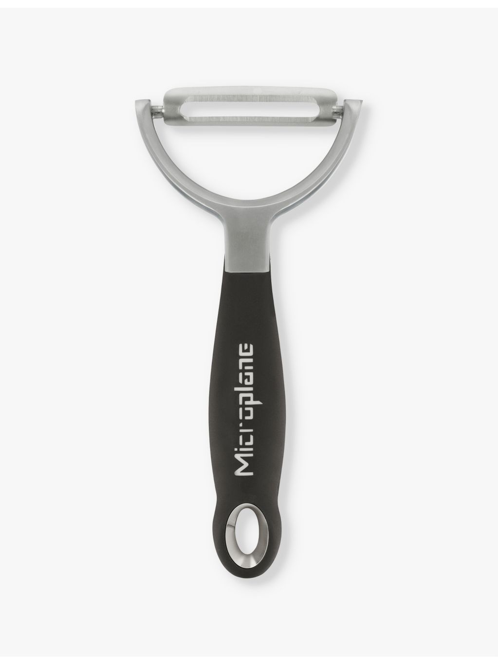 Microplane Y straight blade stainless steel peeler, imported from the UK