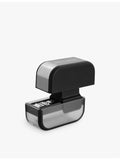 Microplane logo-embossed stainless-steel garlic cutter 9cm, UK version