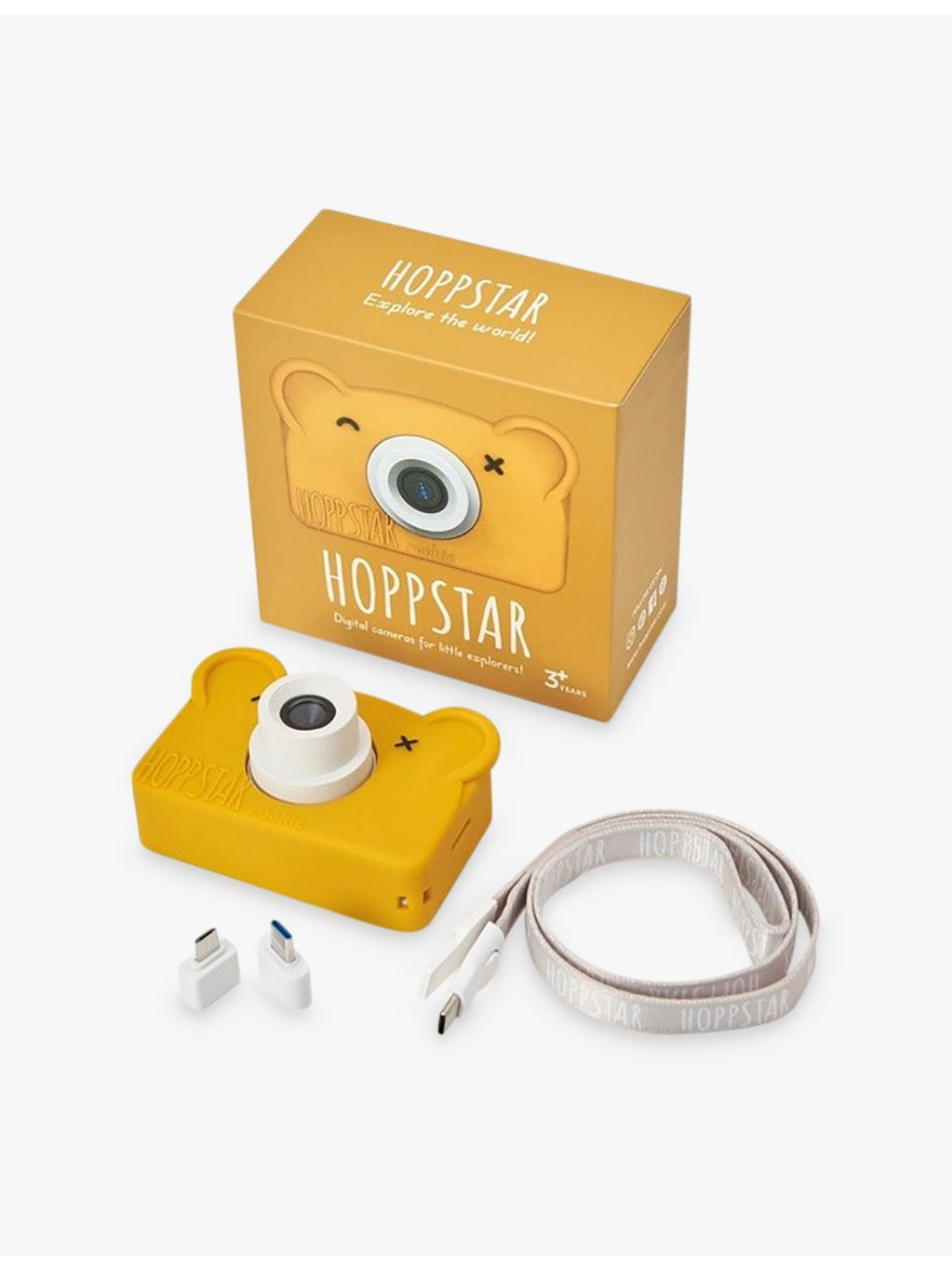 Hoppstar Rookie digital camera with silicone sleeve - British product