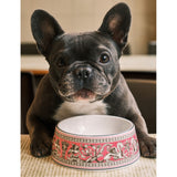 Wedgwood bone china pet bowl Florentine motif 21cm, imported from the UK