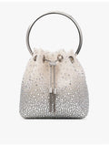 Jimmy Choo Bon Bon crystal mesh bucket bag - British product