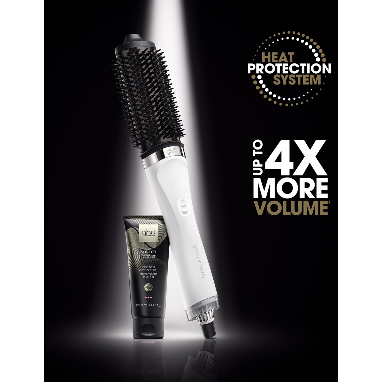 ghd Volume Forever volumising blow dry cream 100ml (British brand)