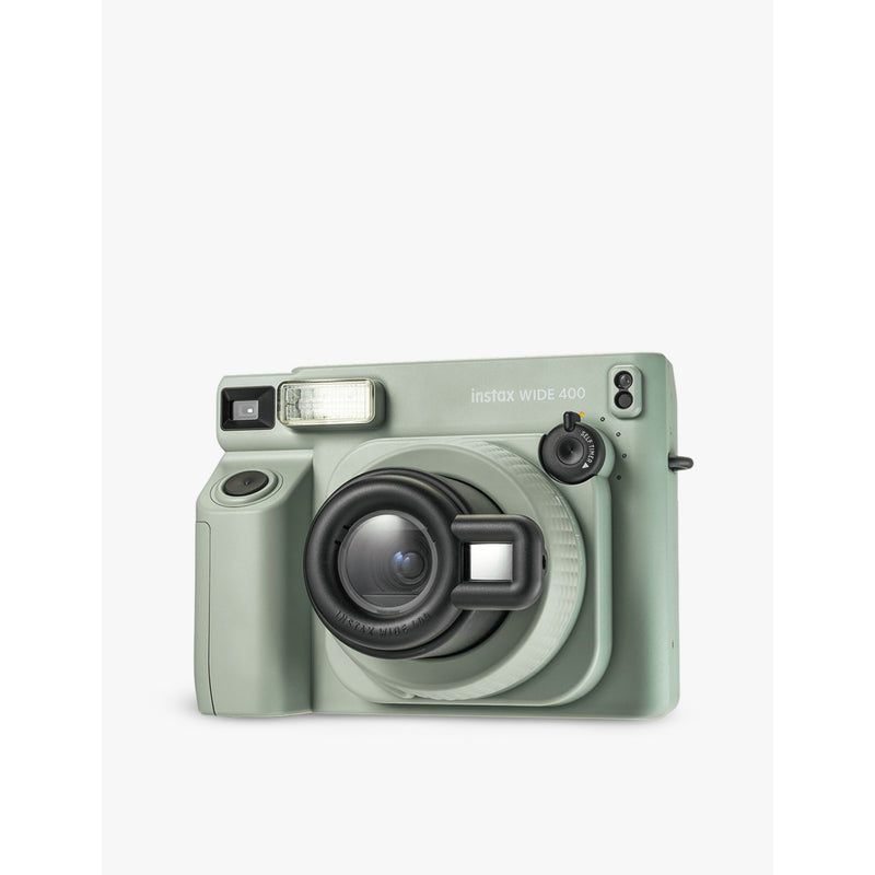 Instax Wide 400 instant camera with green finish, UK version