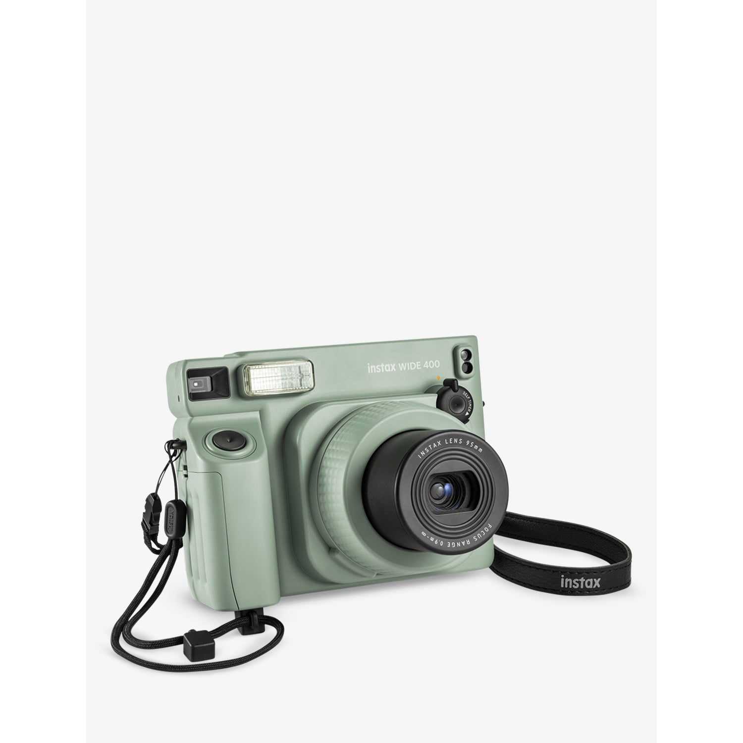 Instax Wide 400 instant camera with green finish, UK version