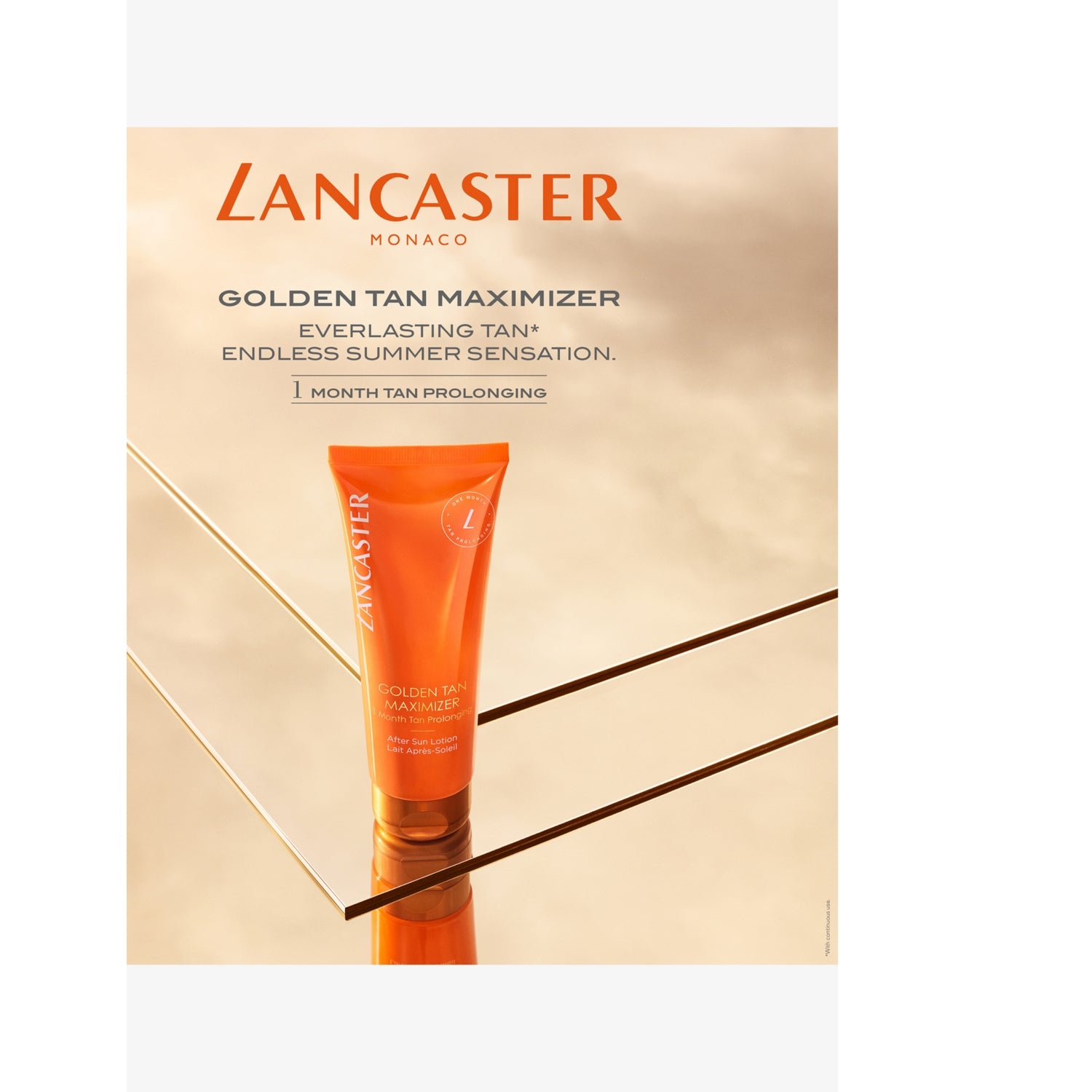 Lancaster Golden Tan Maximiser after-sun lotion 125ml, UK version