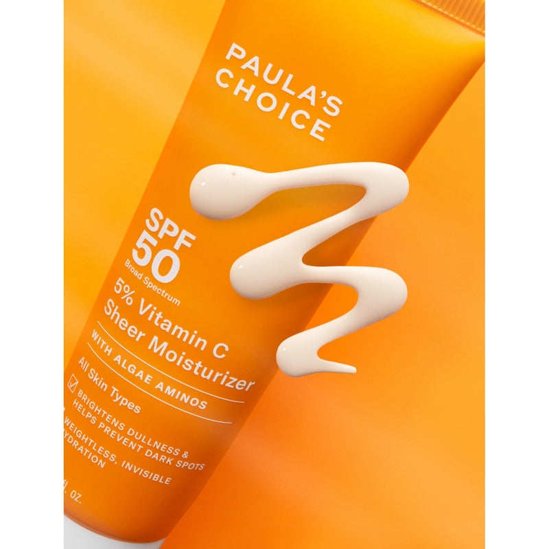Paul's Choice vitamin C sheer moisturiser SPF50 60ml (British brand)