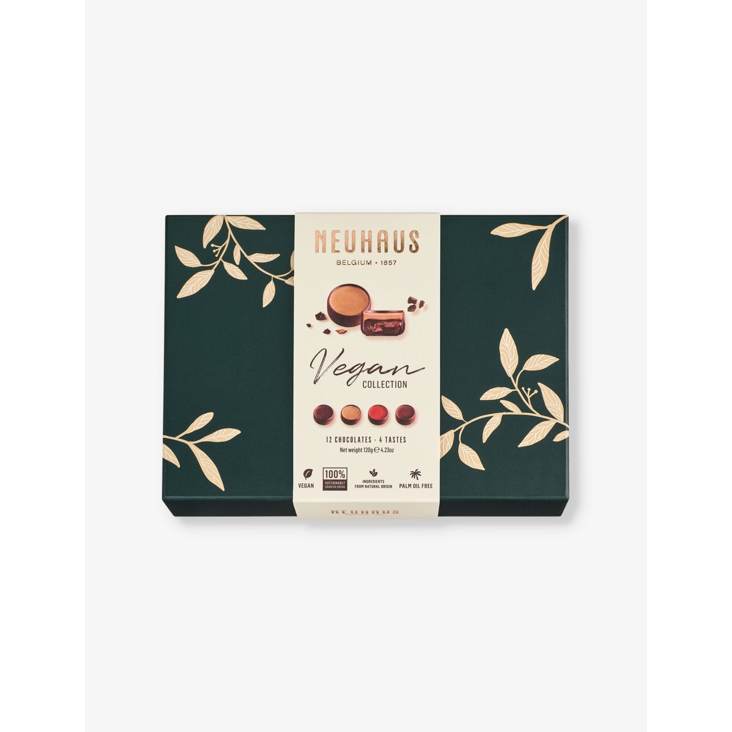 Neuhaus vegan chocolate selection box 120g (British brand)