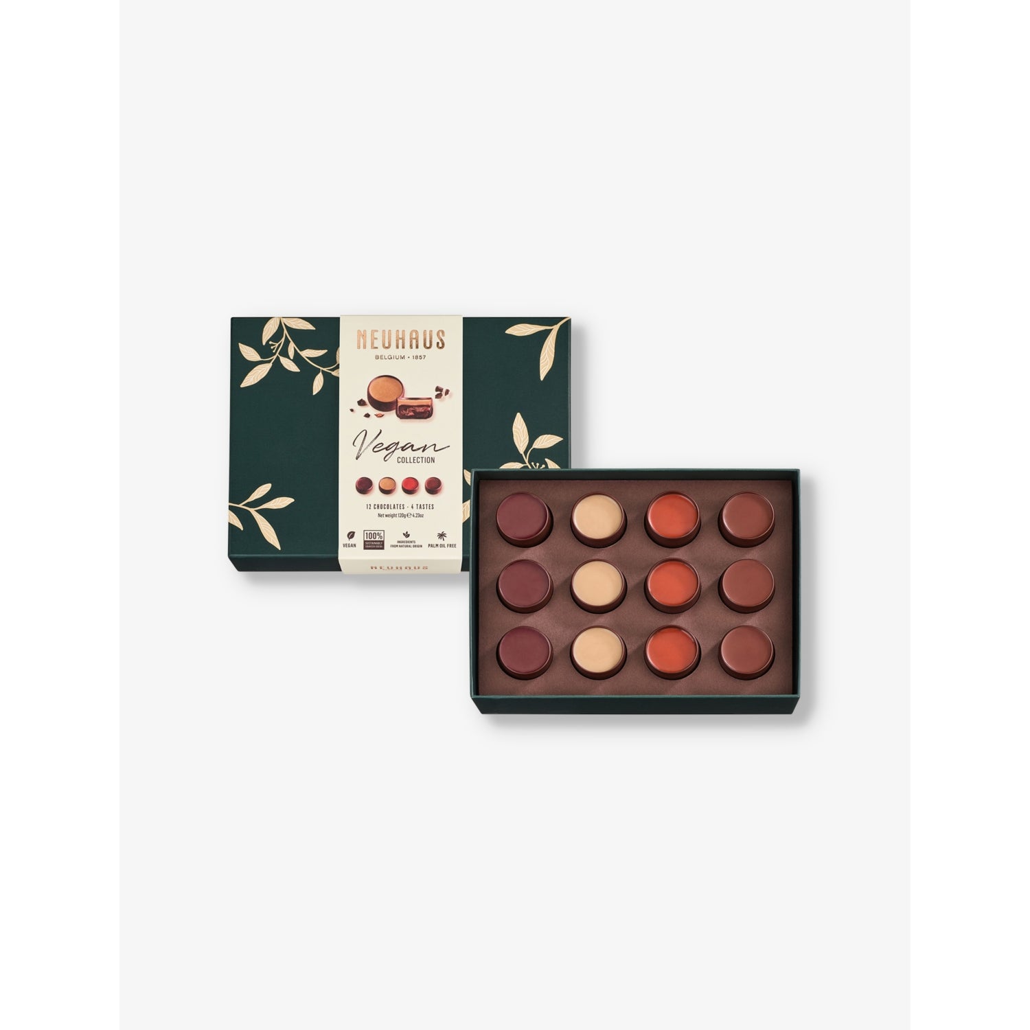 Neuhaus vegan chocolate selection box 120g (British brand)