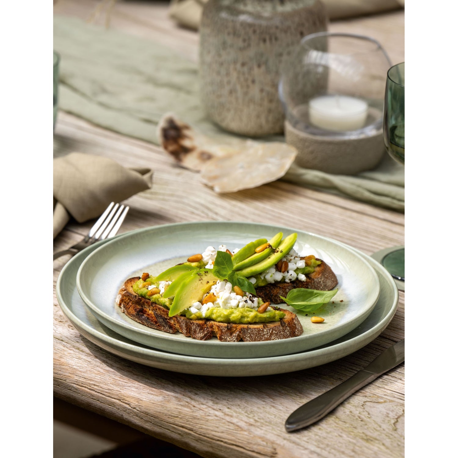 Villeroy & Boch Perlemor Alga porcelain salad plate 24cm (British brand)