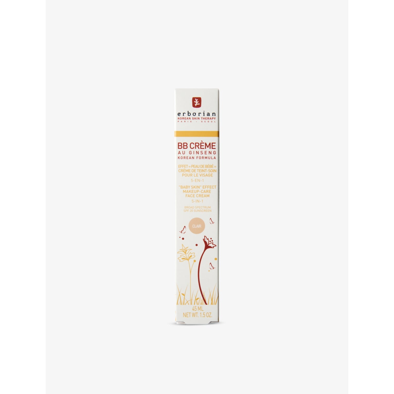 Erborian BB Créme 40ml daily face cream, UK version