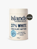 Islands Chocolate white chocolate buttons 37% 200g - British product