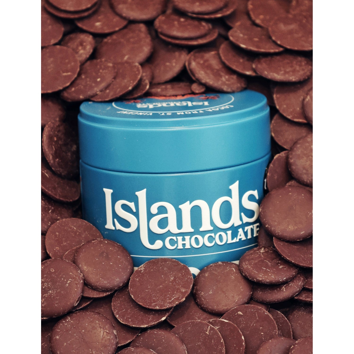 Islands Chocolate 75% dark chocolate buttons 200g - British product