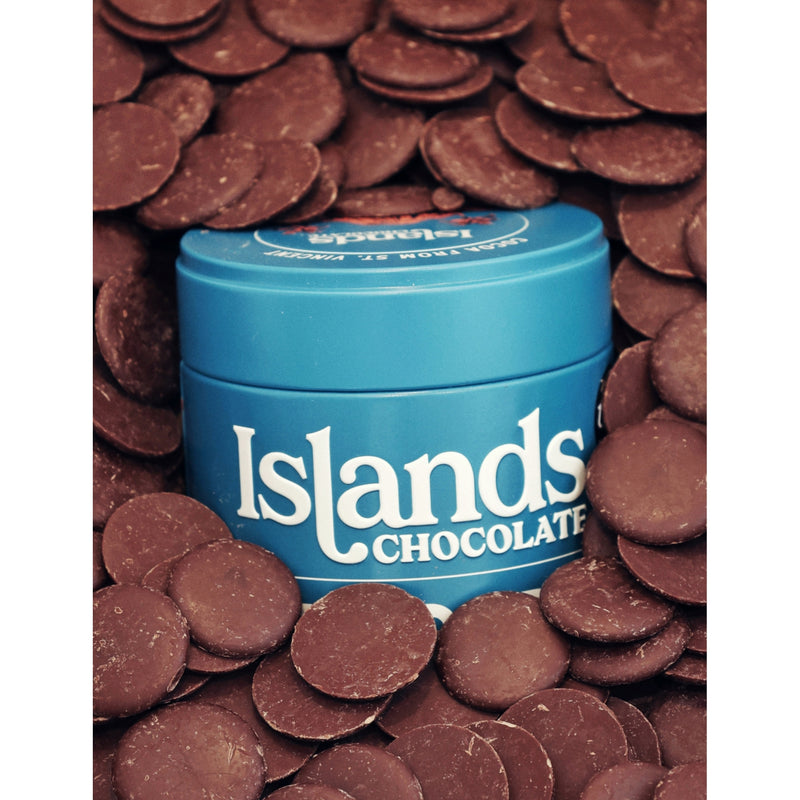 Islands Chocolate 75% dark chocolate buttons 200g - British product