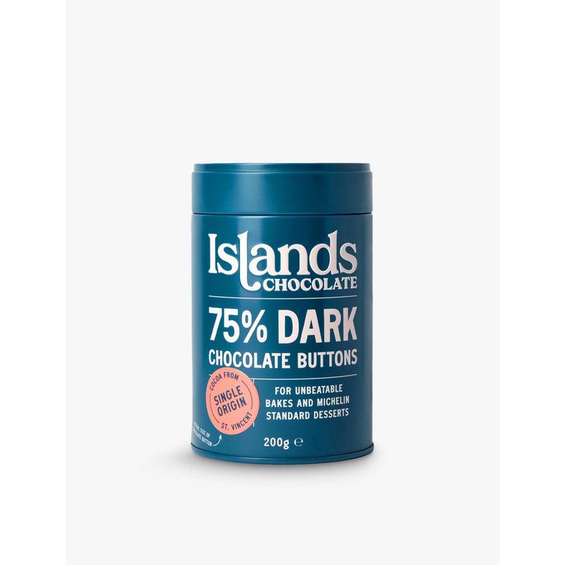 Islands Chocolate 75% dark chocolate buttons 200g - British product