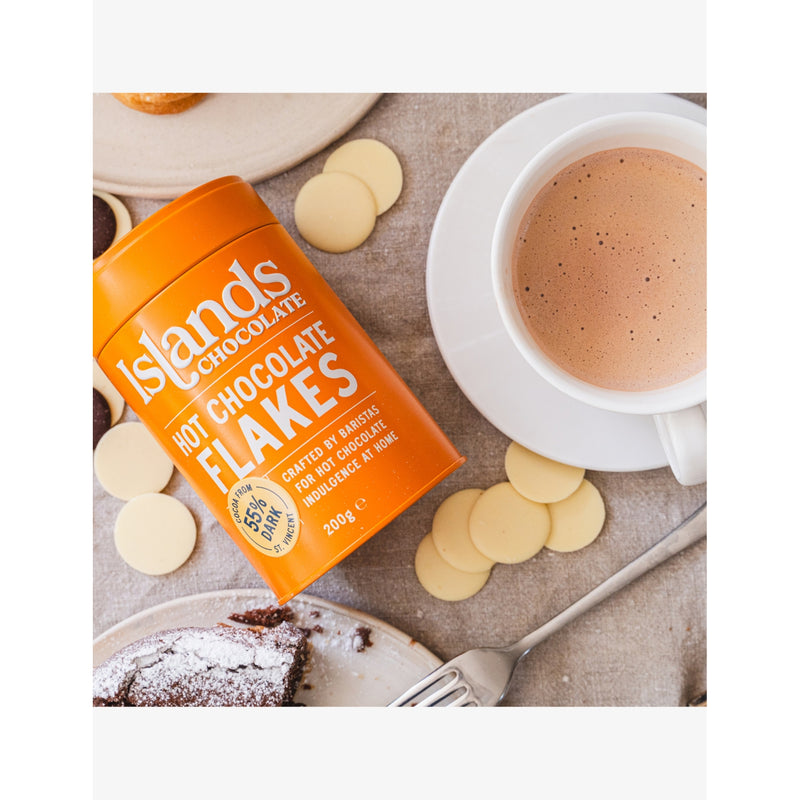 Islands Chocolate 55% dark chocolate flakes 200g - British product
