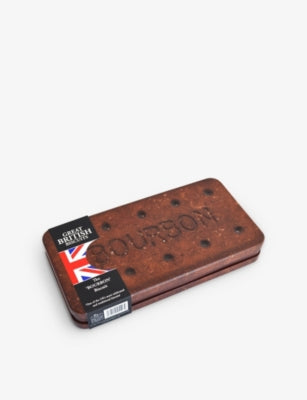 Silver Crane bourbon biscuits tin 400g, UK version