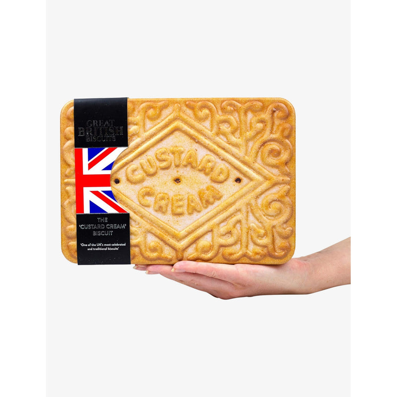 Silver Crane Custard Cream biscuits 450g tin, UK version