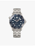 OMEGA Seamaster Diver 300m steel watch 42mm blue bezel, UK version