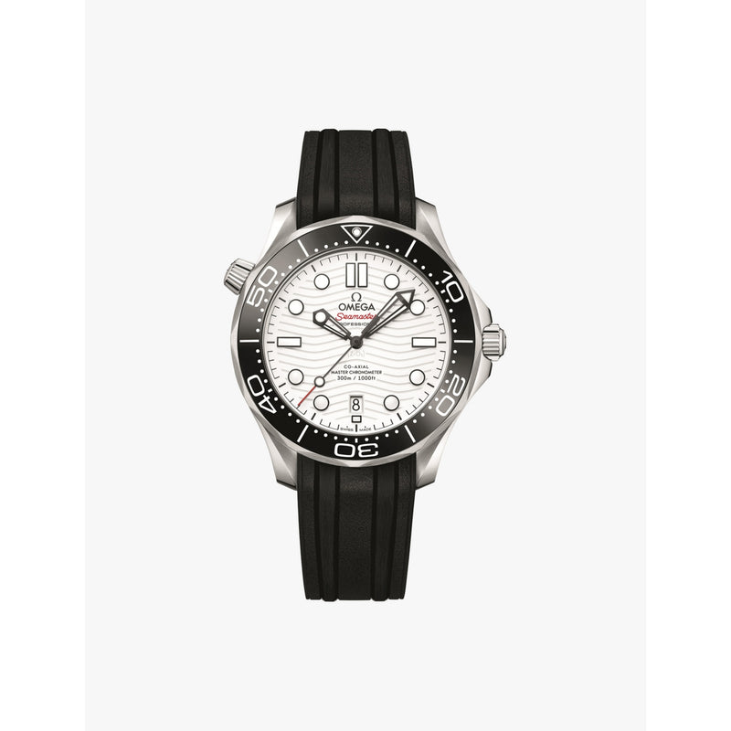 OMEGA Seamaster Diver 300m steel and rubber watch 42mm - British product