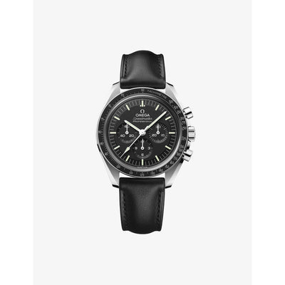 selfridges OMEGA Speedmaster Moonwatch Professional Steel and Leather Manual Chronograph Watch 42 mm- Buy online at McGrocer