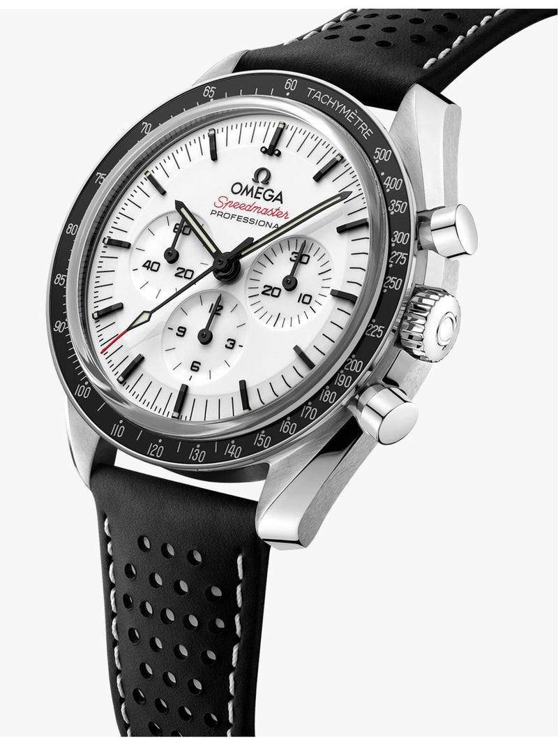Omega Speedmaster Moonwatch Professional steel leather watch 42mm, imported from the UK