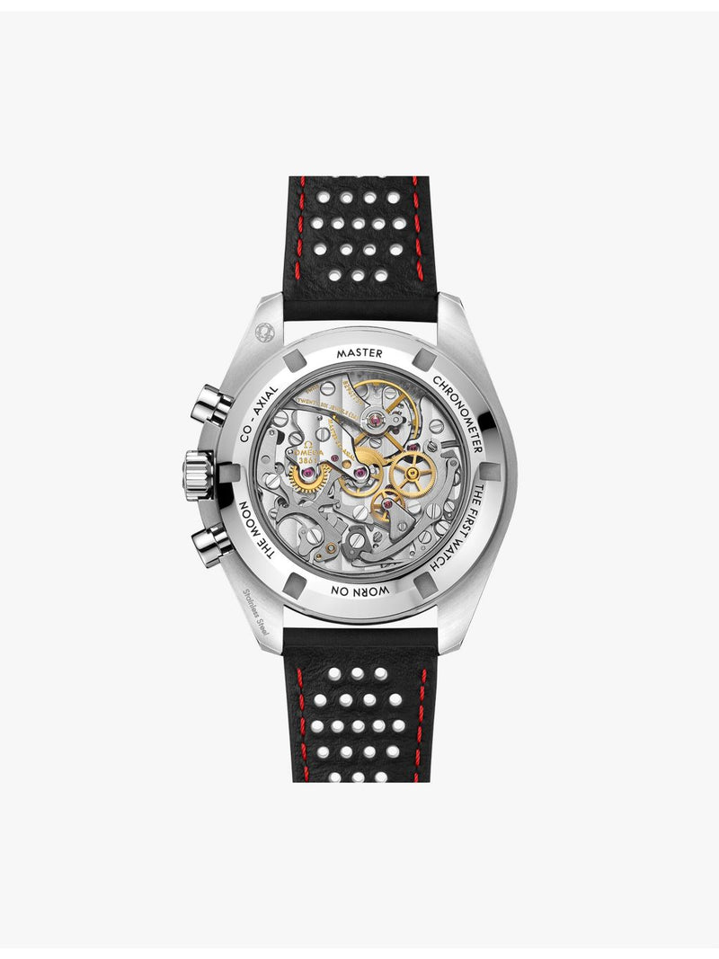Omega Speedmaster Moonwatch Professional steel leather watch 42mm, imported from the UK