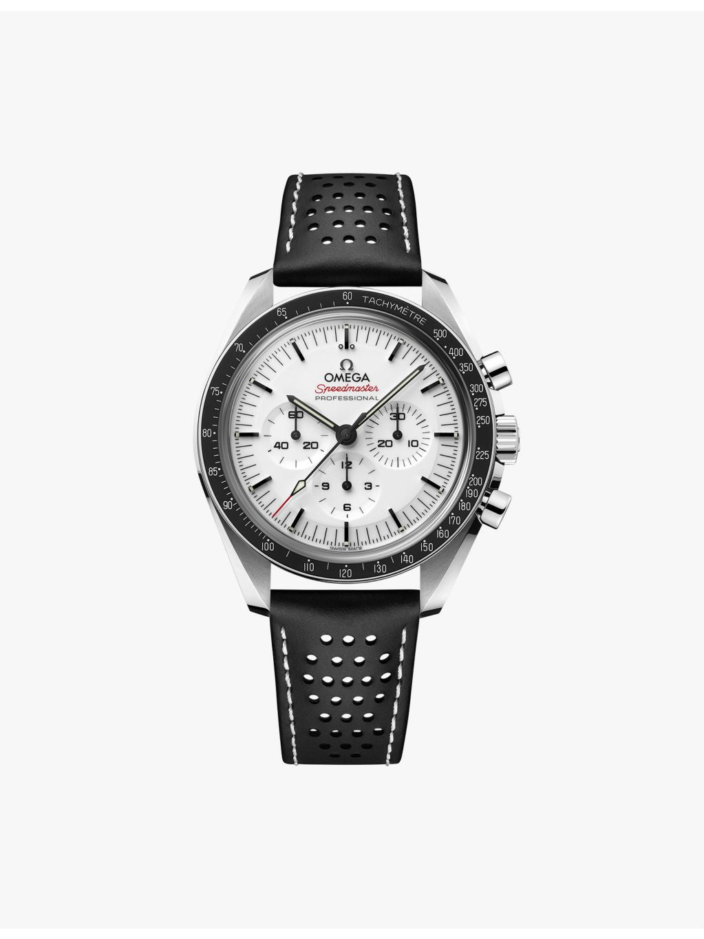 Omega Speedmaster Moonwatch Professional steel leather watch 42mm, imported from the UK