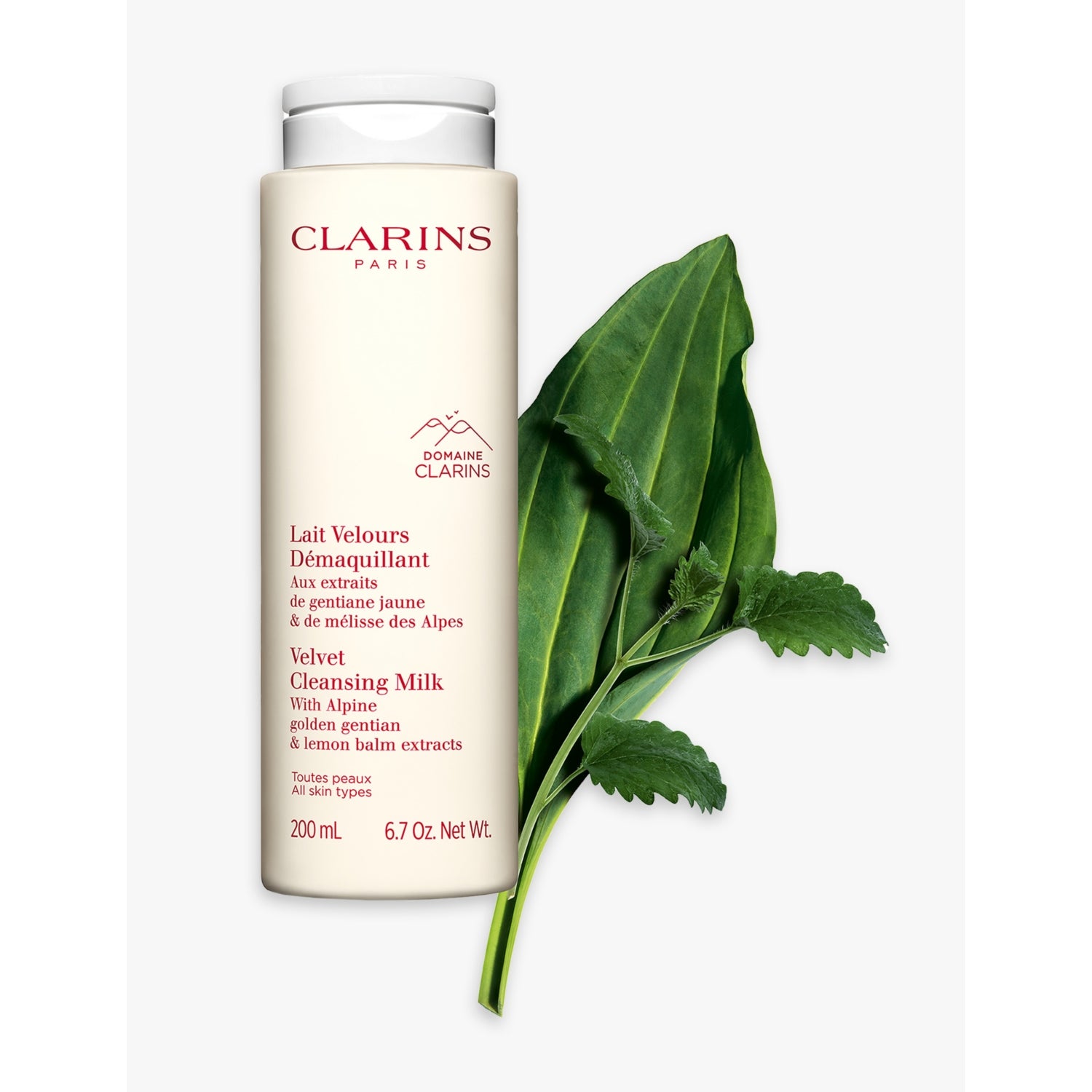 Clarins Velvet cleansing milk 100ml, imported from the UK