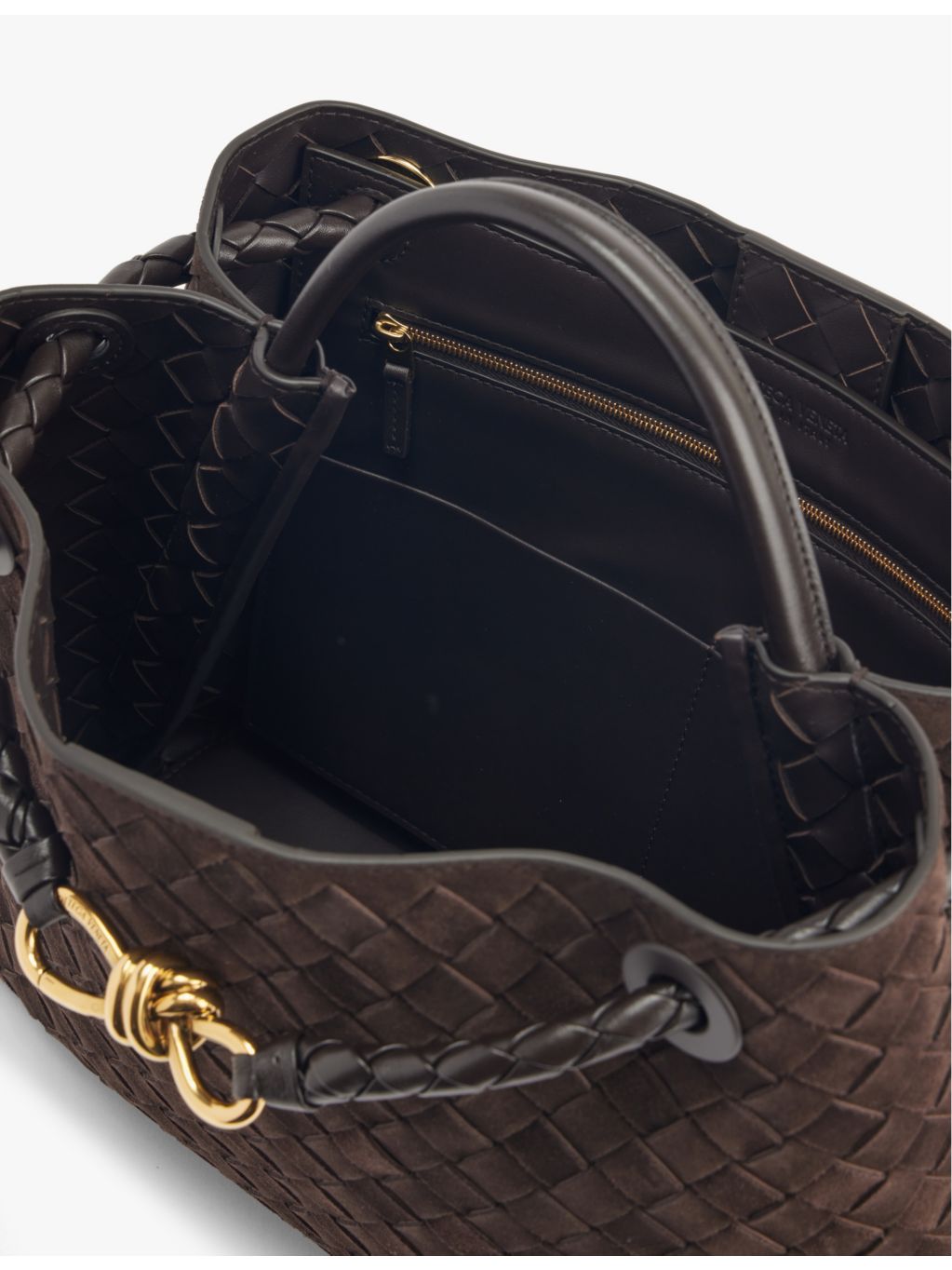 Bottega Veneta Andiamo suede leather tote bag - British product