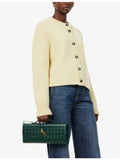 Bottega Veneta Andiamo leather clutch bag, imported from the UK