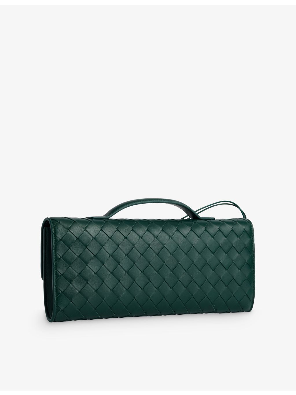 Bottega Veneta Andiamo leather clutch bag, imported from the UK