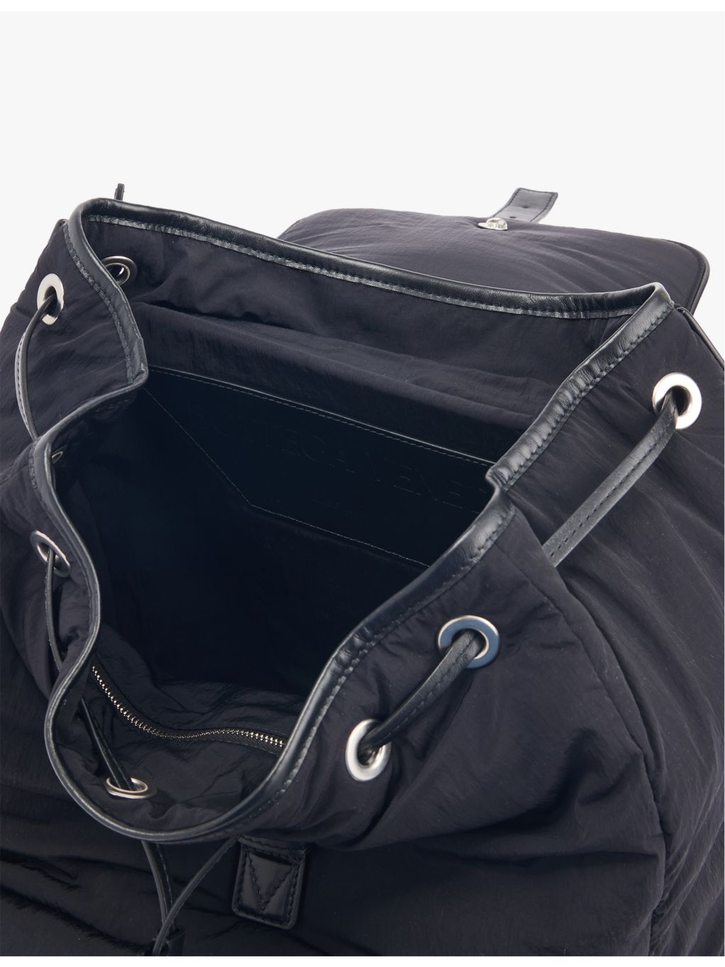 Bottega Veneta Nylon Intrecciato backpack, imported from the UK
