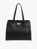 Reiss Delphine grained leather tote bag - British product