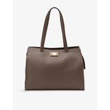 Reiss Delphine Grained Leather Tote Bag