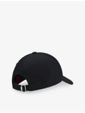 HUGO cotton twill baseball cap with stacked logo, UK version