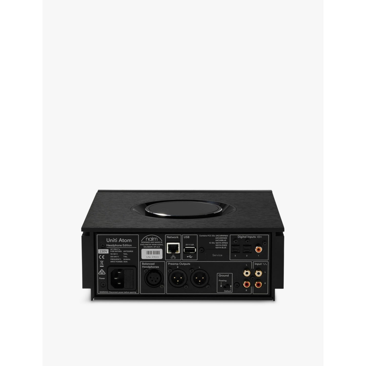 Naim Uniti Atom Headphone Edition headphone amplifier (British brand)