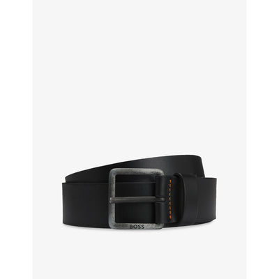 selfridges BOSS Logo-Buckle Leather Belt 4cm- Buy online at McGrocer